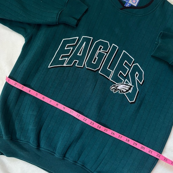 RARE VINTAGE 90S EAGLES NFL CREWNECK - Picture 6 of 9